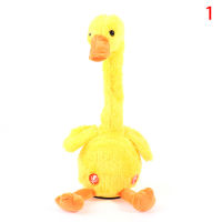 Dancing Duck Electronic Plush Toys Repeat Talking Sing Record Voice usb charge