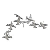 ✣✕☑ Silver Color Airplane Pushpins Home Push Pins Airplane Thumb Tacks Cork