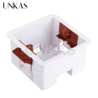 ™ UNKAS Dry Lining Box For Gypsum Board / Drywall / Plasterboad 46mm Depth Wall Switch Socket 86mm / 146mm Cassette