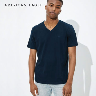 American Eagle Super Soft Icon V-Neck T-Shirt เสื้อยืด ผู้ชาย คอวี (NMTS 017-1541-410)