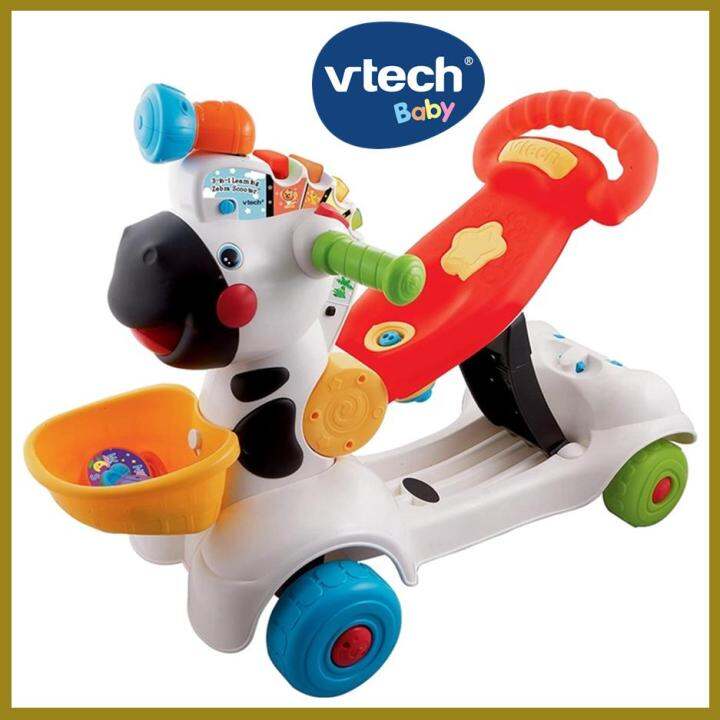 Vtech 3In1 Learning Zebra Scooter Lazada