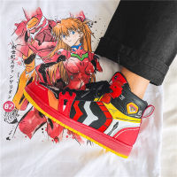 2022 Fashion Cartoon Anime Sneakers for Men High-top Casual Shoes Cosplay Vulcanized Running Basketball Mens Casual Sneakers