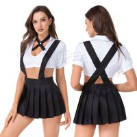 [COD] Skirt Student Uniform Suspenders Foreign Trade Shirt