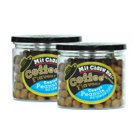 Mit Chaow Rai มิตรชาวไร่ ถั่วลิสงอบกรอบกระปุกใหญ่ รสกาแฟ Coated Peanuts Coffee Flavour (2 x 130g)