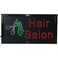 CHENXI led hair salon hair spa beauty shop business open neon signs flashing led advertising display 19*10 inch indoor.