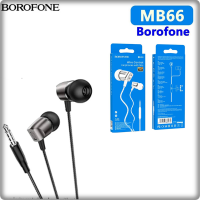 Borofone  รุ่น BM66 หูฟังอินเอียร์ เบสหนัก  แจ็ค3.5 มีไมค์ คุยรับสาย-วางสาย หูฟังเสียงดี/มีสาย สายไม่พันกัน สายยาว 1.2 m.