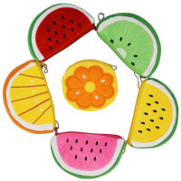 Kids Coin Purse Zipper Coin Wallet For Girls Watermelon Coin Purse Cute Zipper Coin Wallet Lovely Plush Key Bag