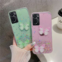 เคสสำหรับ OPPO A76 A96 4G,เคสโทรศัพท์แฟชั่นหรูหราระยิบระยับระยิบระยับระยิบระยับระยิบระยับระยิบระยับระยิบระยับระยิบระยับดีไซน์รูปผีเสื้อประดับพลอยเทียมสวยเคสซิลิโคนนิ่มกันกระแทกฝาครอบด้านหลังเป็นคู่