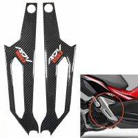 ♙◙☽ For Honda ADV150 adv 150 3D carbon fiber Sticker Protector 3M Decal Reflective font FootPedal Cover Stickers