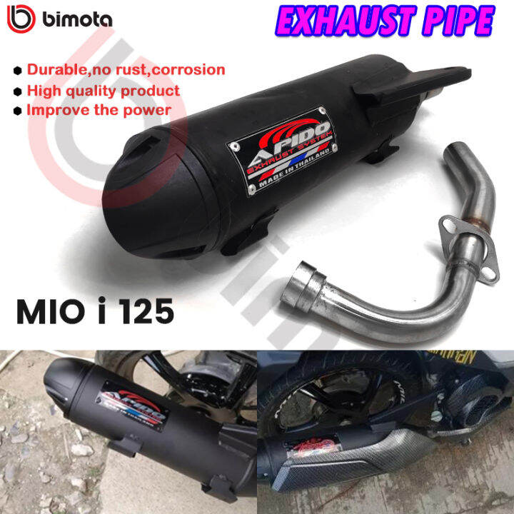 Bimota Mio i 125/Mio Soul i 125 Muffler Pipe V4 1set Muffler For