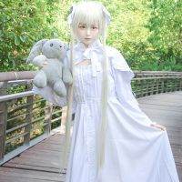 Cos Gift Anime Yosuga No Sora Wig Kasugano Sora Long Creamy Golden Hair Cosplay Wig Role Play Halloween Hair Synthetic 100Cm