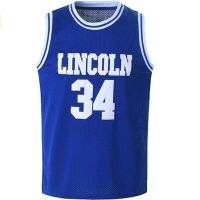 34 # Allen ภาพยนตร์ LINCOLN SHUTTLESWORTH Jersey Basket กีฬาเสื้อกล้ามแห้งเร็วเสื้อเชิ้ตใส่สบายผ้าปักลายตกแต่ง