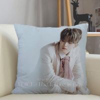 (All Inventory) Music Customized Jung Subin Pillow Case Home Decoration 45X45cm Zipper Square Pillow Case Throwing Pillow Shipping 04.24 (Contact Information) The seller to support free customization. The pillow is designed with double-sided printing.
