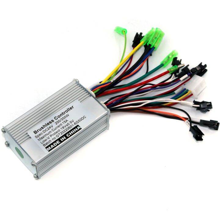 GREENTIME 24V 250W Brushless DC Motor Controller E-Bike Controller Dual ...