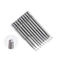 [Old A Hardware] 10PCS 60มม.ความยาว800ไฟฟ้า4Mm Round Shank แม่เหล็ก Star Torx ไขควงชุดเครื่องมือ T4 T5 T6 T7 T8 T9 T10 T15 T20