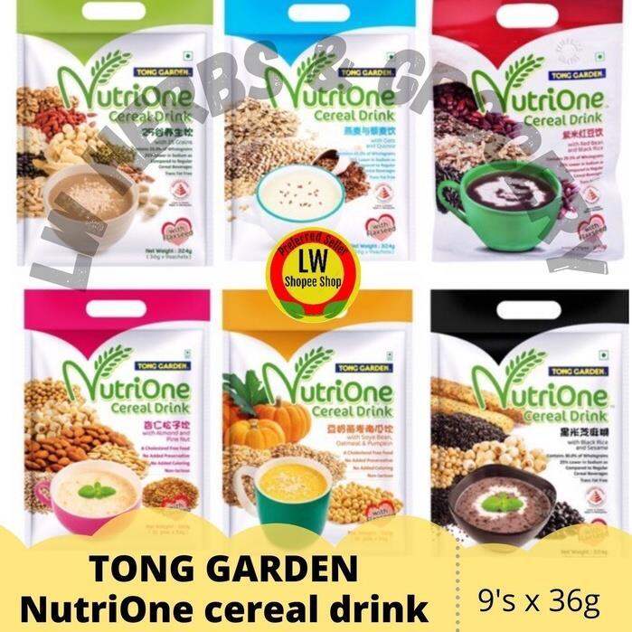 TONG GARDEN NutriOne cereal drink 9sx36g Lazada