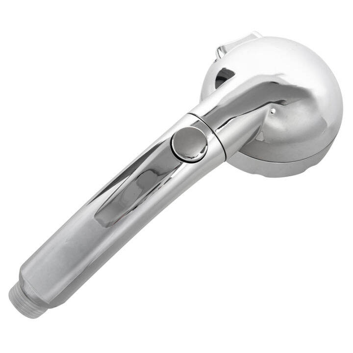 handheld-shower-head-high-pressure-chrome-3-spary-setting-with-on-off-pause-switch-water-saving-adjustable-luxury-spa-detachable-multi-functions-bathroom-puppy-shower-accessories