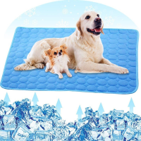 Summer Ice Pads Dog Ice Silk Mats Summer Cooling Cooling Cooling Ice Dens Kennels Cat Dens Cooling Washable Breathable Mats