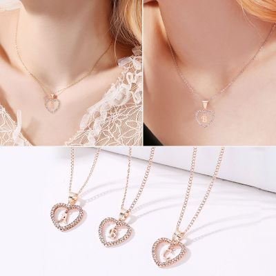 [COD] European and Necklace 26 English Alphabets Clavicle Chain Hot Selling Ladies