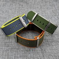 ertgga High Quality Watch Strap 20mm 22mm for Style Wristband Durable Nylon Striped Compatible Sport Casual Watchband Bracelet