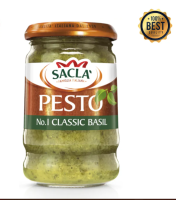 ซอสพรีเมี่ยม เพสโต้ Sacla Classic Basil Pesto 190g