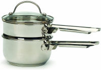 RSVP International 1-quart Induction Double Boiler, 2 ถ้วย, หลากสี 1 Quart