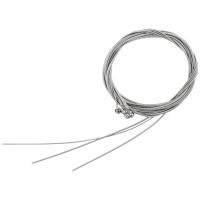 4 Pcs Stainless Steel Bass Strings Parts Accessories Guitar String Silver Plated Gauge Music Accessories