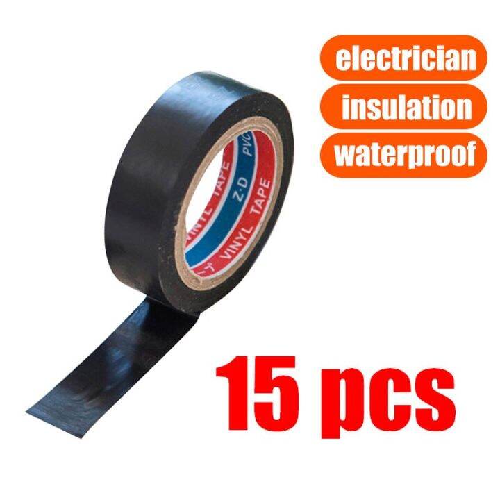 6m-black-electrician-wire-insulation-flame-retardant-plastic-tape-electrical-high-voltage-pvc-waterproof-tape-self-adhesive-tape-adhesives-tape