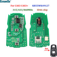 บอร์ดกุญแจรีโมต3ปุ่ม315MHZ 433MHZ 868MHZ พร้อมชิป ID46สำหรับ BMW 3/5 Series X1 Z4 CAS3 CAS3 + FCC ID : KR55WK49127