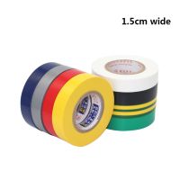 1 PC 1.5 Cm Lebar Pita Listrik Isolasi Tape Tahan Air PVC Tape 18 M Panjang Tinggi Suhu