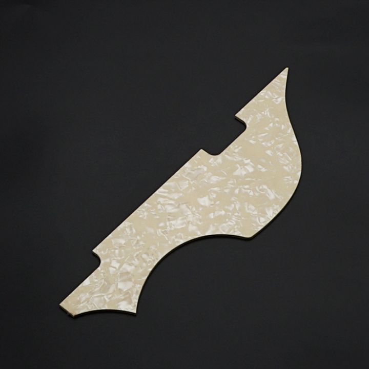 bass-guitar-pickguard-for-hofner-replacement-left-hand-3ply-cream-pearl