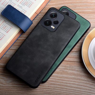 Leather Case For Xiaomi Redmi Note 12 Pro Plus Turbo coque silky feel durable matte cover for redmi note 12 pro case funda