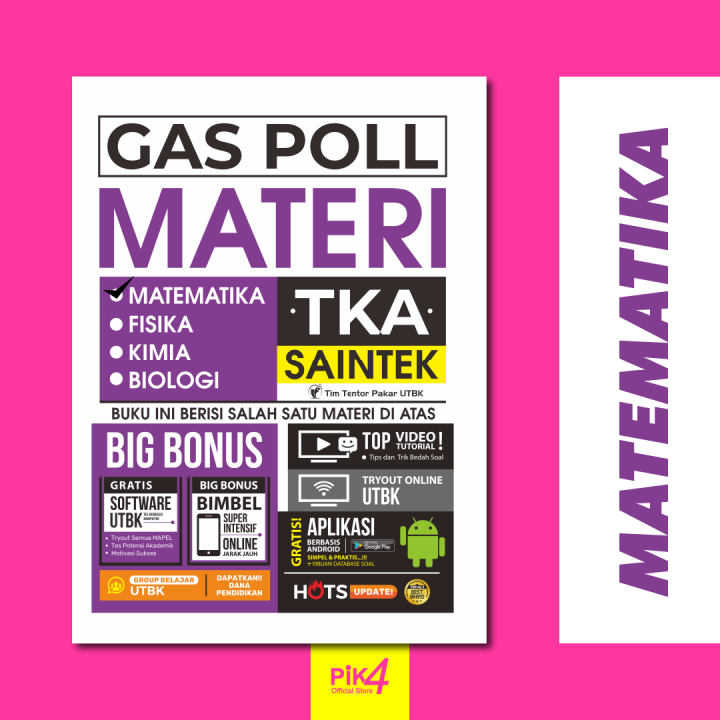 Materi matematika yang masuk tka