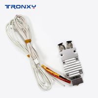 Tronxy ชุดเครื่องอัดรีด3d,หัวฉีดอลูมิเนียมบล็อกป้องกันความร้อนขนาด0.4มม. สำหรับเครื่องพิมพ์2e