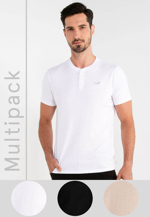 hollister henley tee