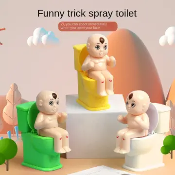 Novel Interesting Poop Spray Prank Toy Joke Cary Toy Mini Sprinkler Toilet  Spray Gun Simulation Toilet Toys - Realistic Reborn Dolls for Sale