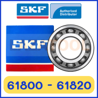 SKF 61800 SKF 61801 SKF 61802 SKF 61803 SKF 61804 SKF 61806 SKF 61807 SKF 61808 SKF 61809 SKF 61810 SKF 61811 SKF 61812 SKF 61815 SKF 61815/C3 SKF 61816 SKF 61820 ตลับลูกปืนฝาเปิด 2 ด้าน *C3ความเร็วรอบสูง* ของแท้