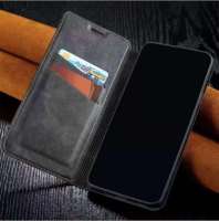 เคสกระเป๋าหนังฝาพับสอดนามบัตรได้ หนังเทียม นุ่ม เรียบ สวมใส่ง่าย สำหรับ Samsung S21/S21Plus/S21Ultra/S20FE/C9Pro/A9Pro/A7(2018)