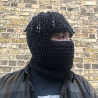 【YD】 Knit Balaclavas SkiMask Knitted Hat Dreadlocks Ski Cycling Hooded