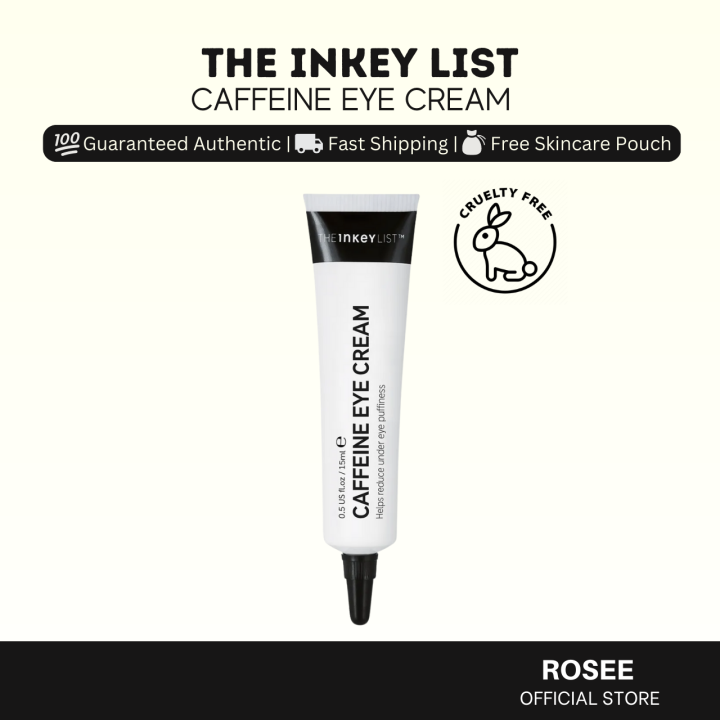 The Inkey List Caffeine UnderEye Cream Rosee Official Store Lazada PH