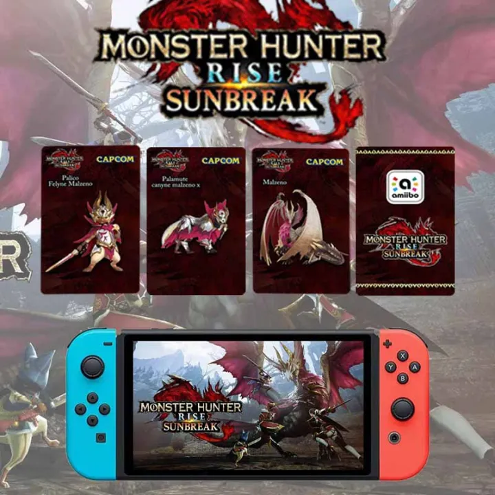 Monster Hunter Rise: Sunbreak Amiibo Card NFC Linkage Card NS Switch ...