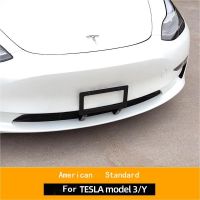 [YOMI Automotive Products] US Version กรอบป้ายทะเบียนรถสำหรับ Tesla รุ่น3 /Y จำนวนแผ่นโลหะผู้ถือติดตั้งอุปกรณ์เสริมในรถยนต์ Modification