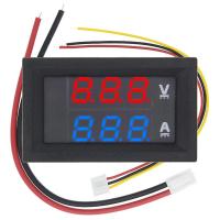 10A LED Digital Voltmeter Ammeter รถรถจักรยานยนต์เครื่องวัดแรงดันไฟฟ้า Volt Detector Tester Monitor Panel Modules