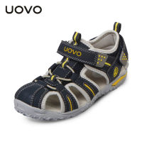 UOVO Brand 2021 Summer Beach Footwear Kids Closed Toe Toddler Sandals Children Fashion Designer Shoes For Boys And Girls #24-38