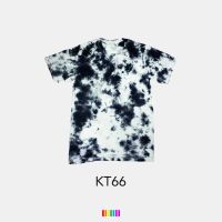 เสื้อมัดย้อม Cotton 100% KT66 สีดำประหลาด