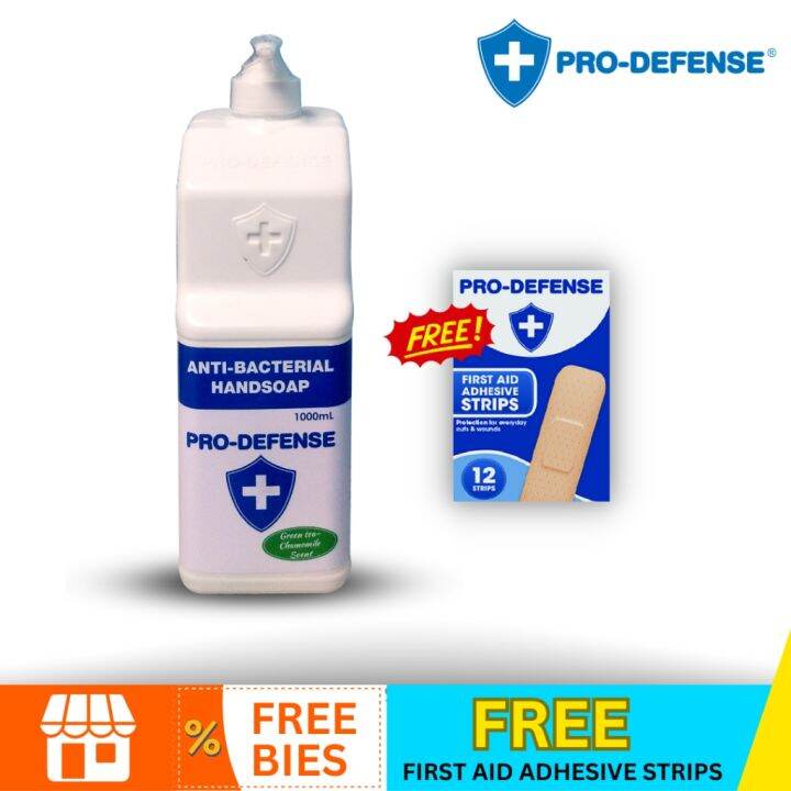 Pro-Defense Anti-Bacterial Handsoap 1L [Free 1 box of Pro Defense ...