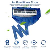 กันน้ำ Air Conditioner Cover Case เครื่องปรับอากาศ Protector Organizer ป้องกันฝุ่นทำความสะอาดซักผ้ากระเป๋าทำความสะอาดกระเป๋า-asdewrwerds