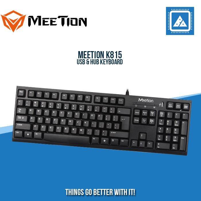 MEETION K815 USB & HUB KEYBOARD Lazada PH
