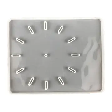Big Size Clock Silicone Mold DIY Square Round Clock Watch Mould Wall  Hanging Decorative Mirror Epoxy Resin Mold