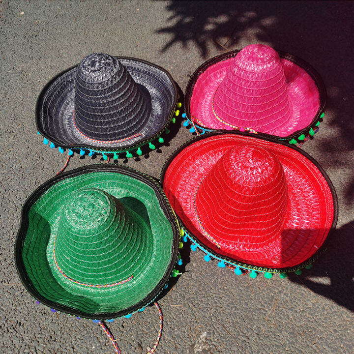 hot-summer-kids-mexican-straw-hats-sombrero-party-festive-spanish-hat-child-costume-accessory-l3